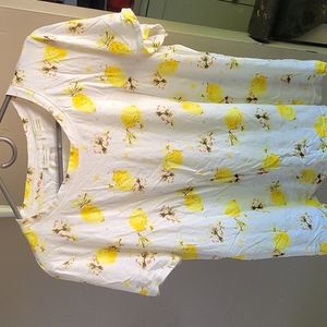 Anthropologie meadow rue lemon top